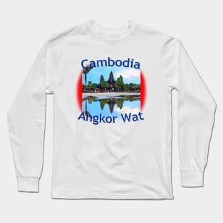 Angkor Wat, Cambodia reflections Long Sleeve T-Shirt